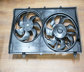 Majelis Kipas Radiator Listrik Ganda OE 24350874 kanggo Chevrolet Captiva Baojun 530
